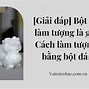 Tượng Bột Đá Là Gì